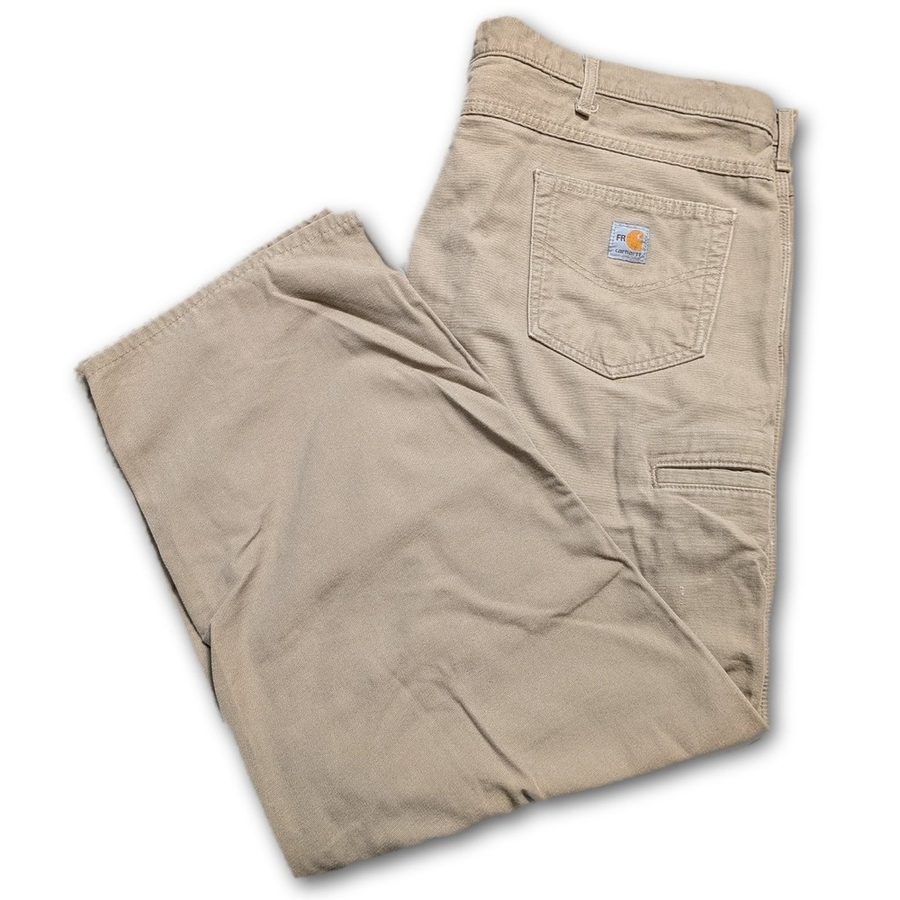 Carhartt Rugged Flex Mens Pants FRB159 OKH Tan 46x30 FR NFPA 2112 Workwear Flame
